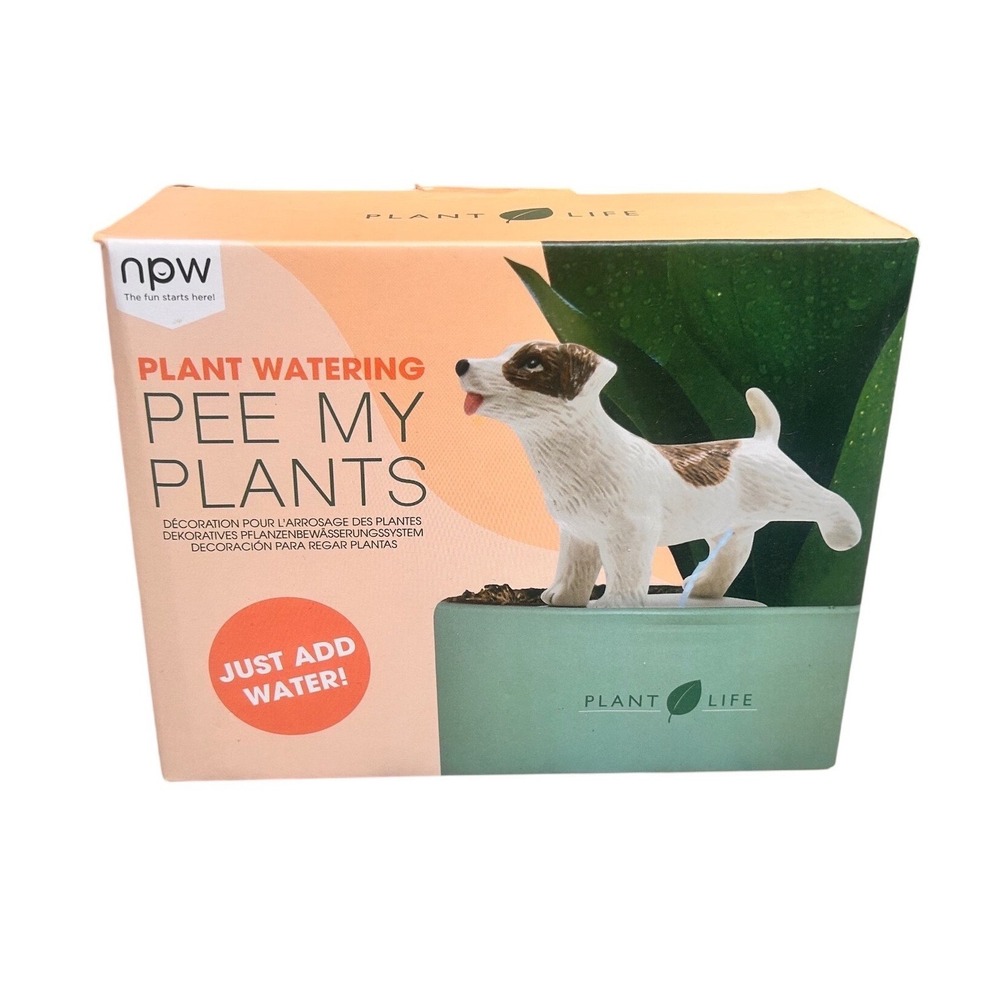 NPW Plant Life Pee My Plants Dog Self Watering Plant Pot Decoration NPW76540